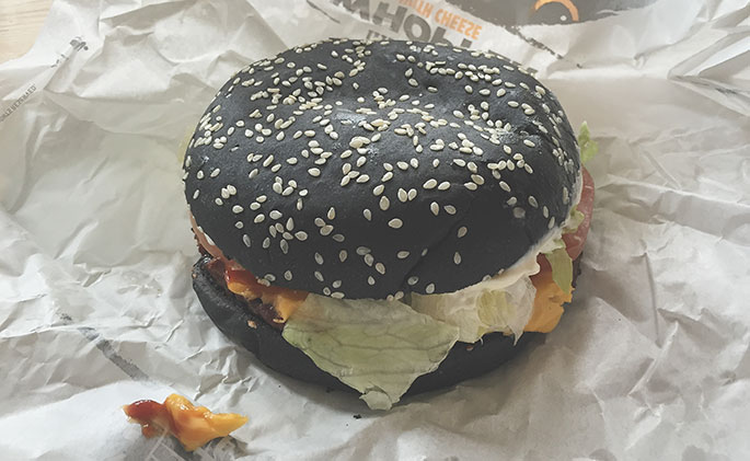 Burger King's Black Burger