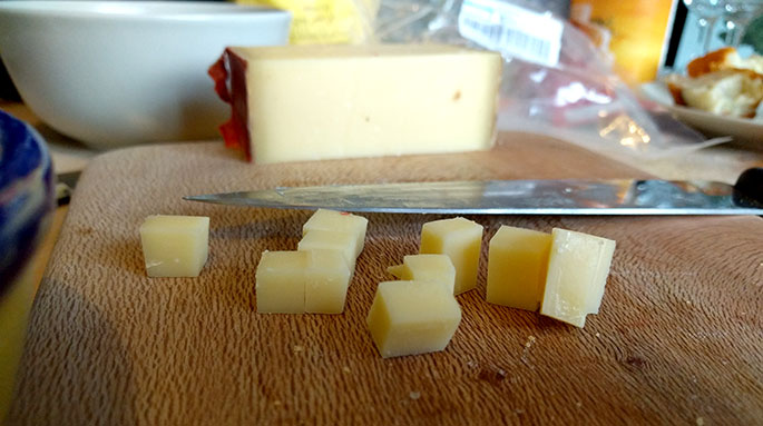 Comté and Mushroom Blobs