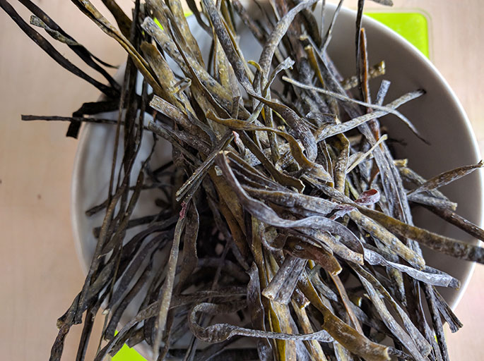 Mermaid Tagliatelle With Seaweed Pasta