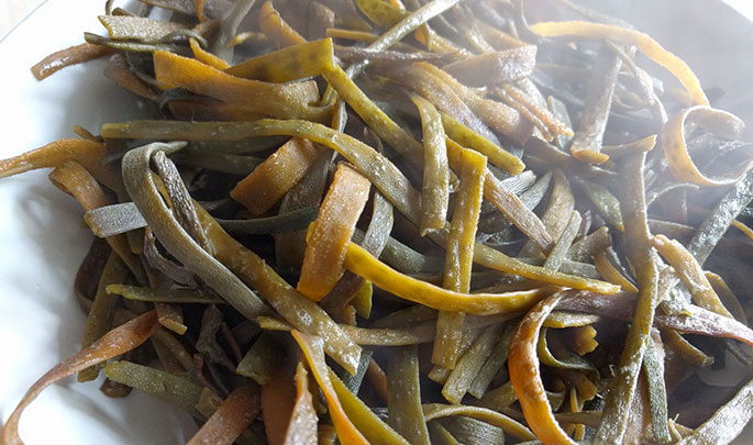 Mermaid Tagliatelle With Seaweed Pasta