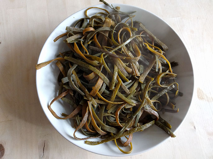 Mermaid Tagliatelle With Seaweed Pasta