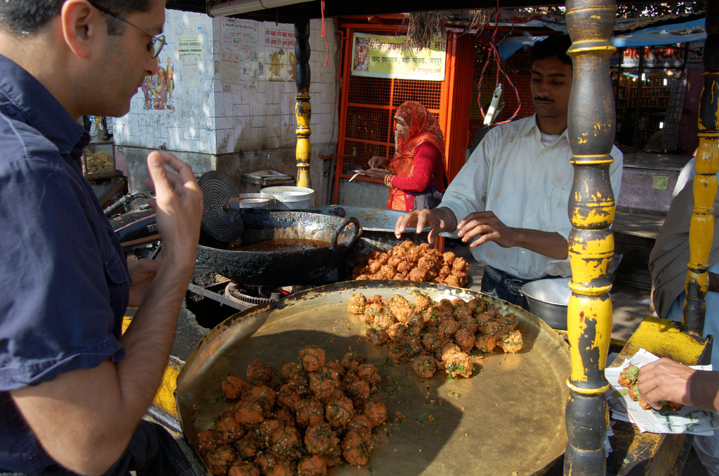 Pumpkin Peanut Pakoras