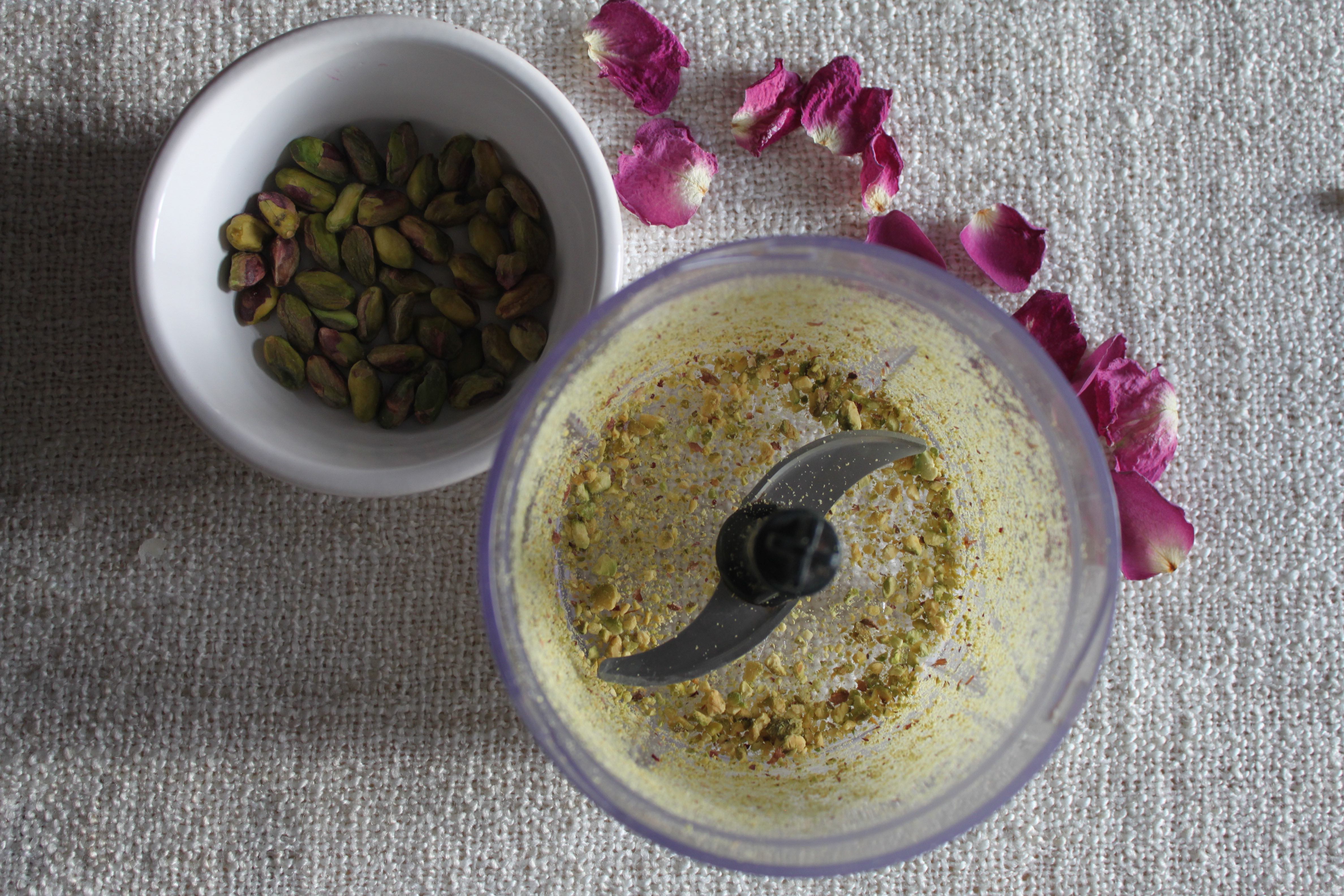 Rose and Pistachio Kheer Pudding