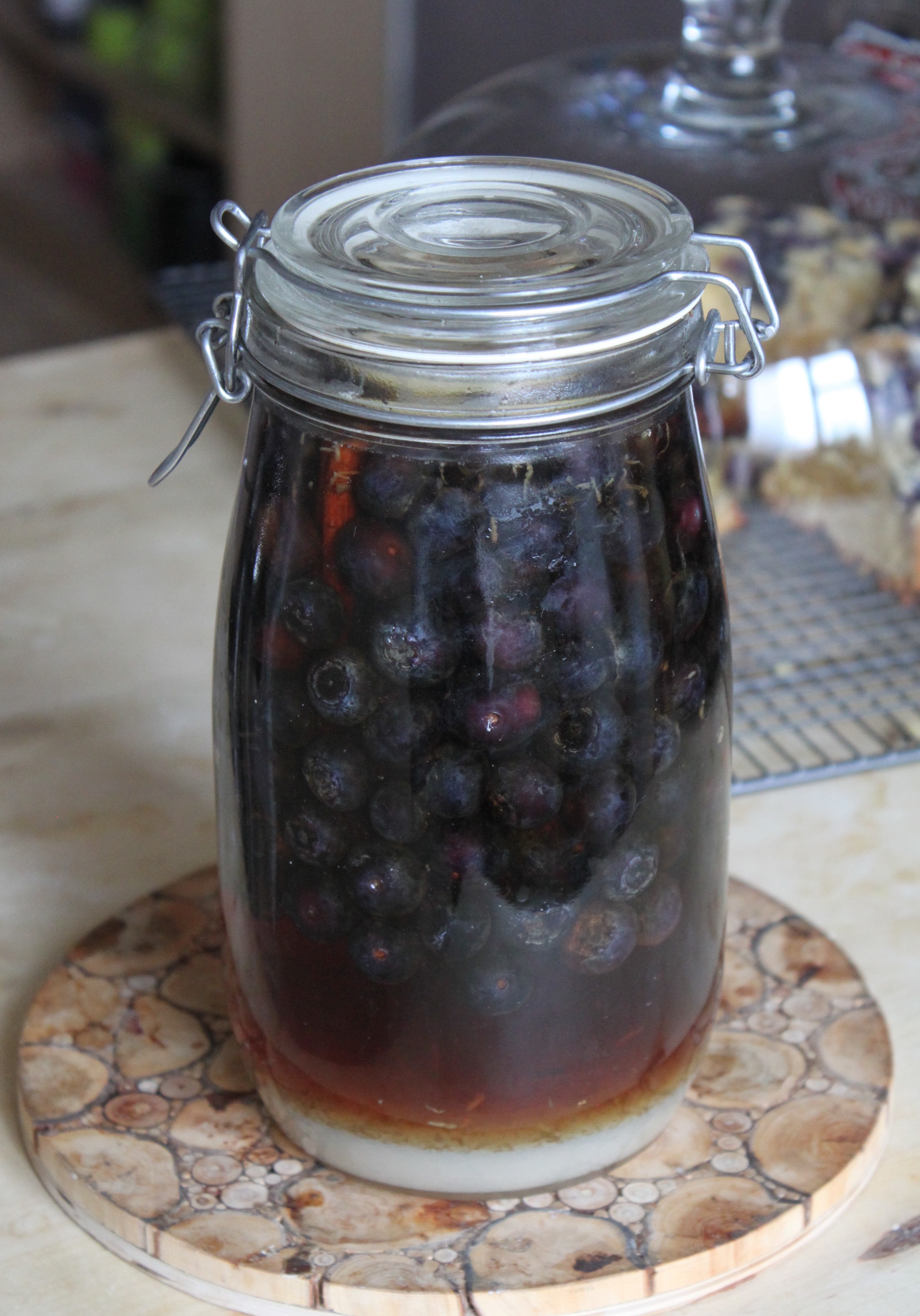How to make blueberry brandy
