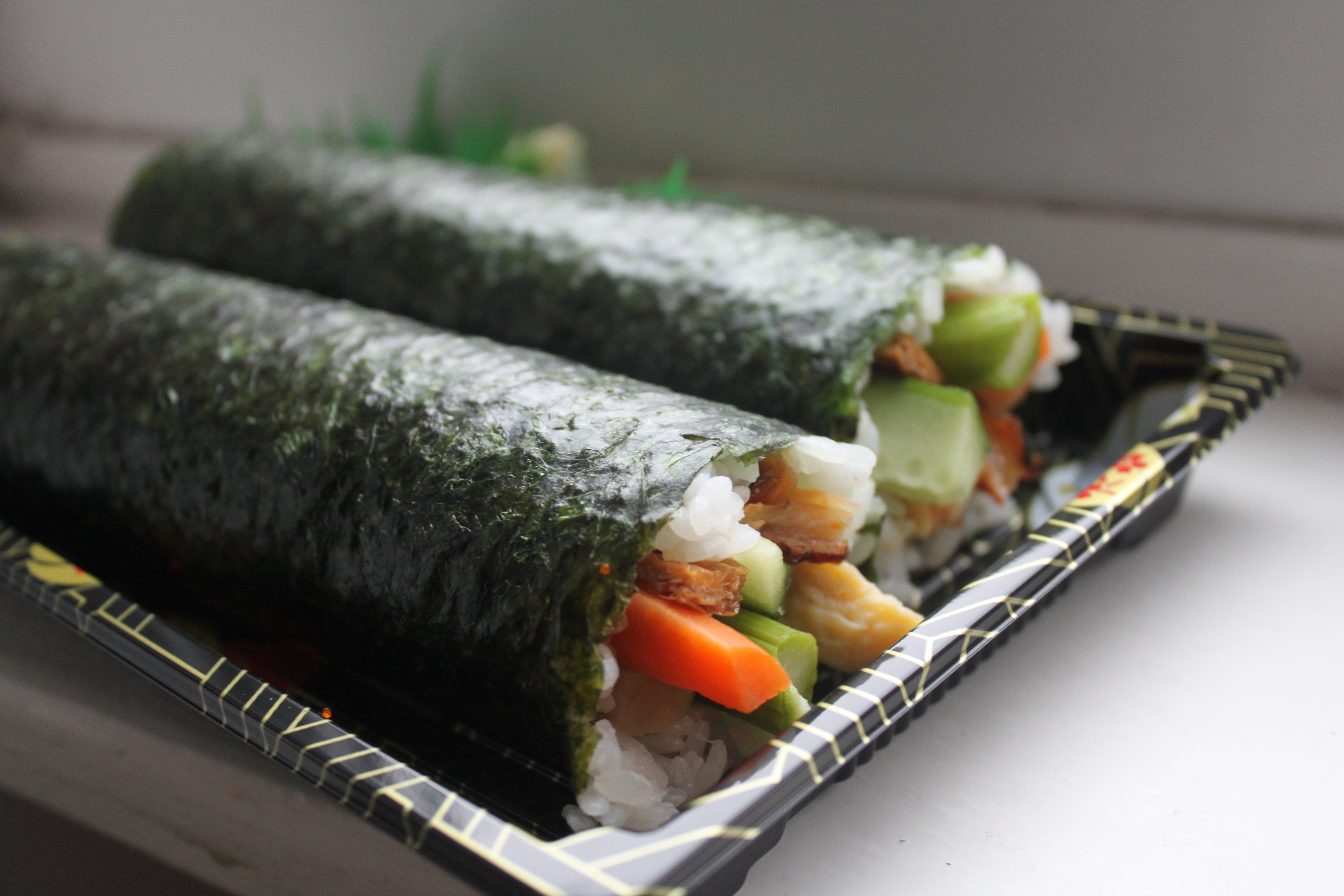 Setsubun Ehomaki sushi rolls good luck